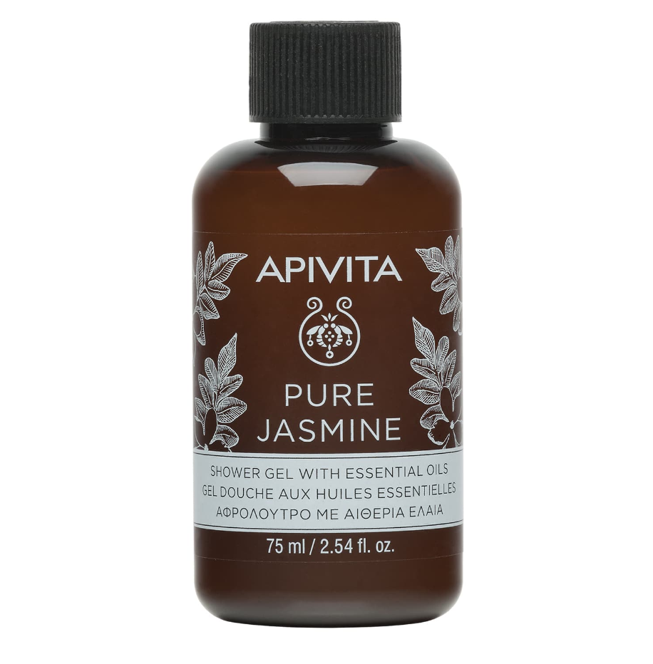 Apivita Pure Jasmine Αφρόλουτρο σε Gel με Aιθέρια Έλαια Γιασεμί 75ml