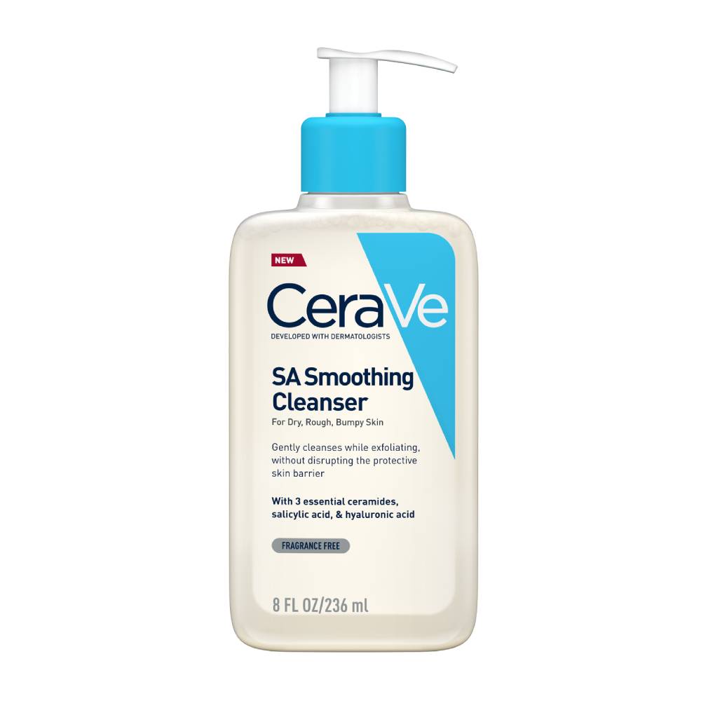 CeraVe Gel Καθαρισμού SA Smoothing για Ξηρές Επιδερμίδες 236ml