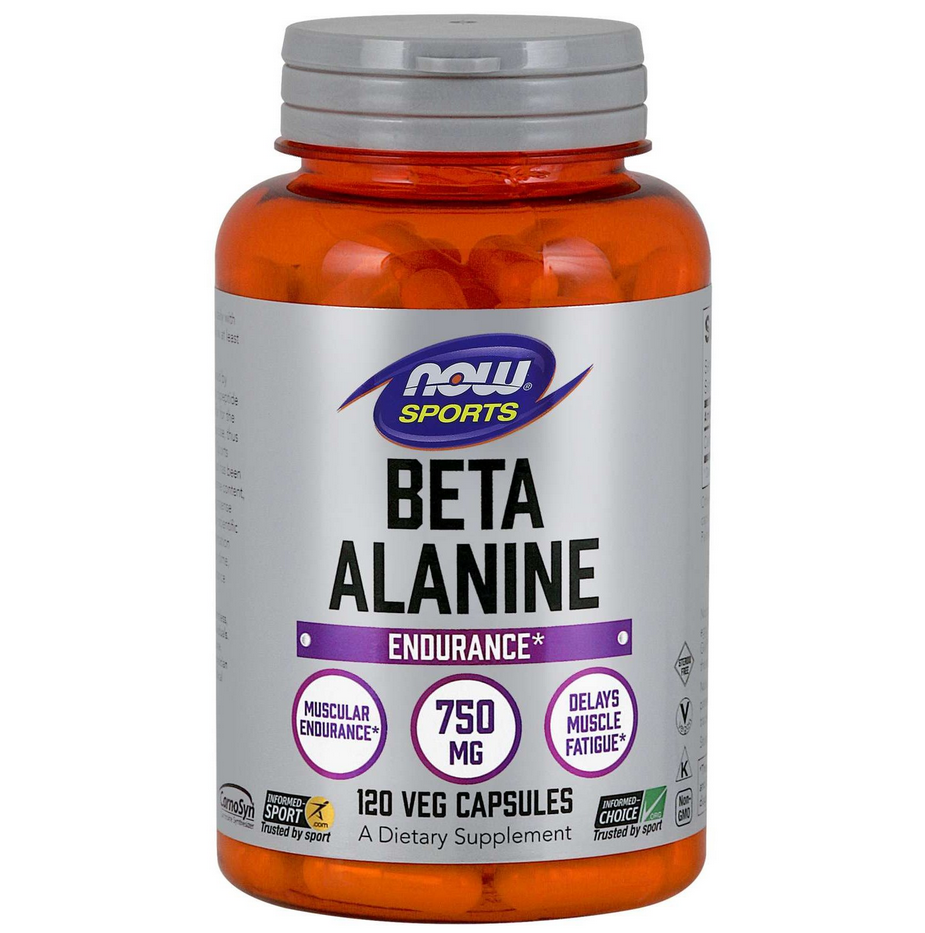 NOW SPORTS BETA-ALANINE 750 MG 120 CAPS  