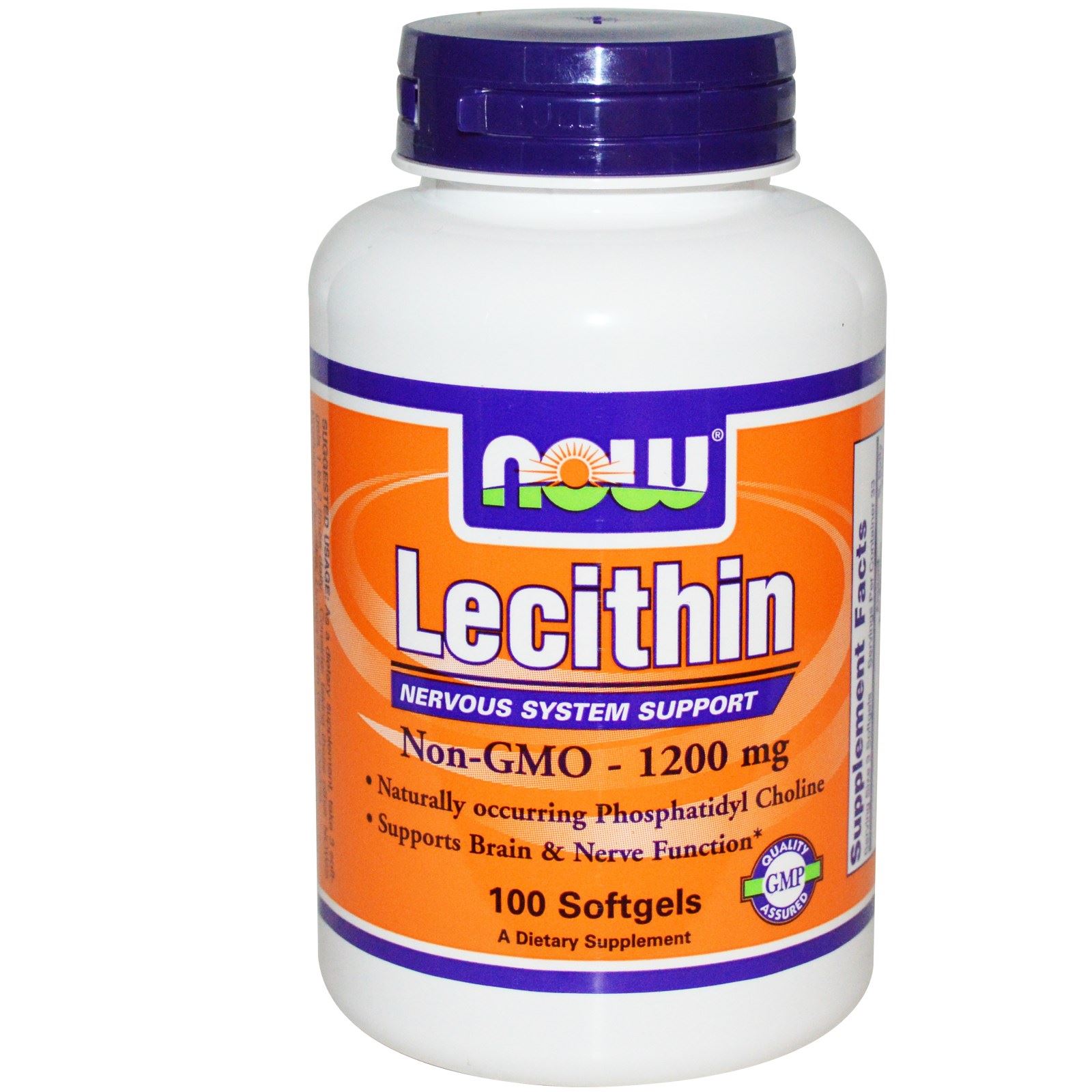 NOW LECITHIN 1200mg  100 SGELS