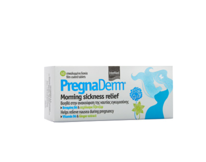 Intermed Pregnaderm Morning Sickness Relief 60 Μαλακές Κάψουλες