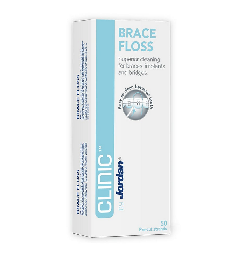 JORDAN CLINIC BRACE FLOSS 50PCS