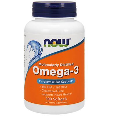 NOW OMEGA-3 1000 MG - 100 SOFTGELS  