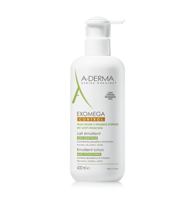 A-Derma Exomega Control Emollient Lotion Anti-Scratching 400ml