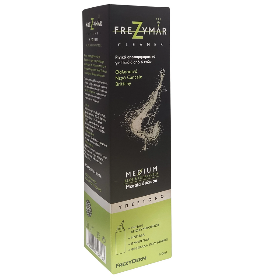 Frezyderm Frezymar Cleaner Medium Ρινικό Σπρέι με Θαλασσινό Νερό για Όλη την Οικογένεια από 6+ 120ml