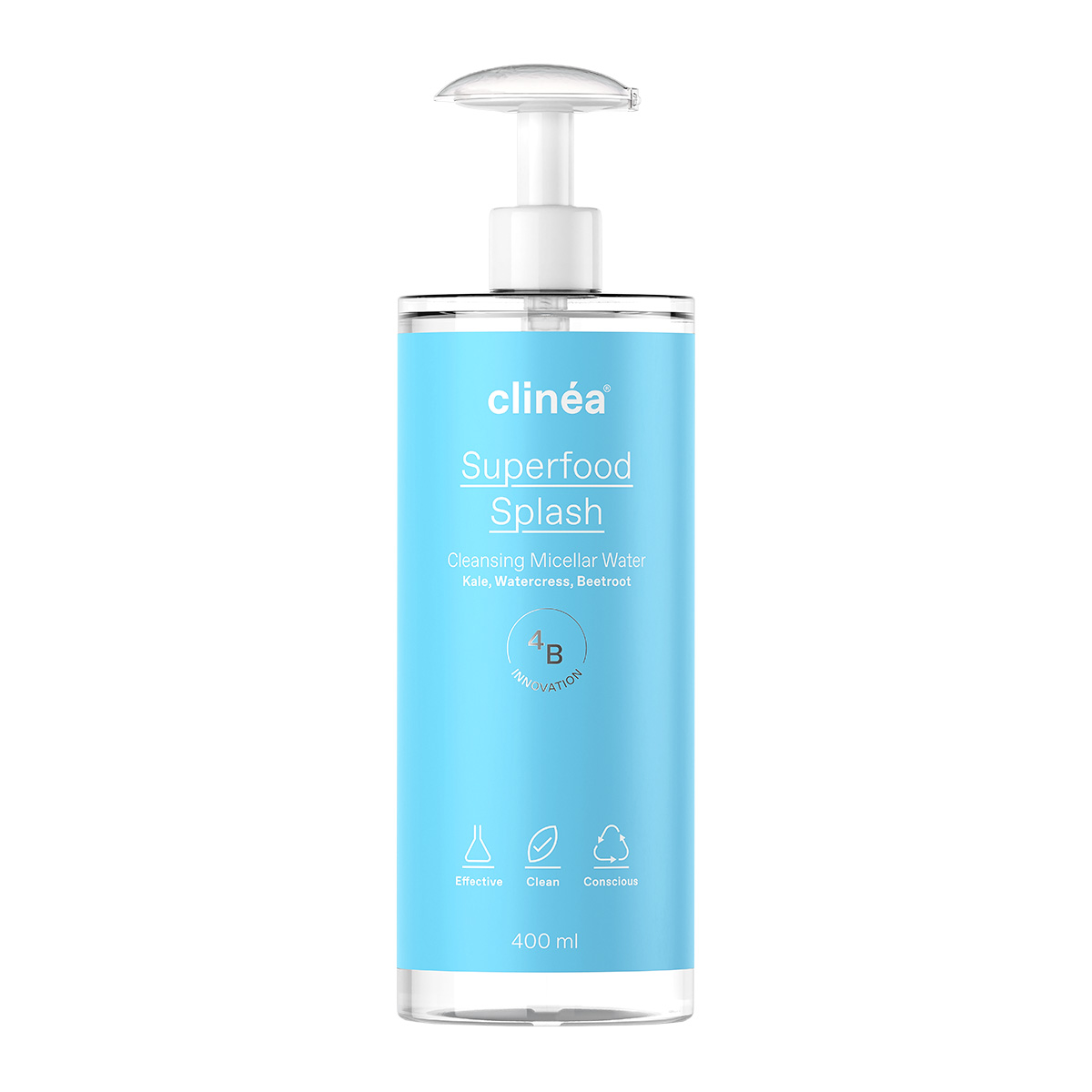 Clinea Superfood Splash Cleansing Micellar Water Νερό Καθαρισμού Micellar 400ml