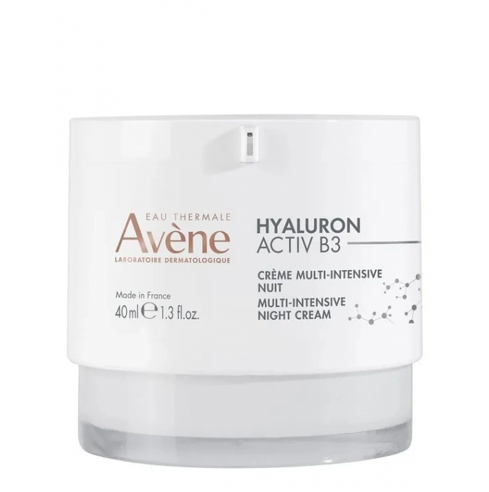 Avene Hyaluron Multi Intesive Night Cream Activ B3 Κρέμα Προσώπου Νυκτός Ενυδάτωση & Αντιγήρανση με Υαλουρονικό Οξύ 40ml