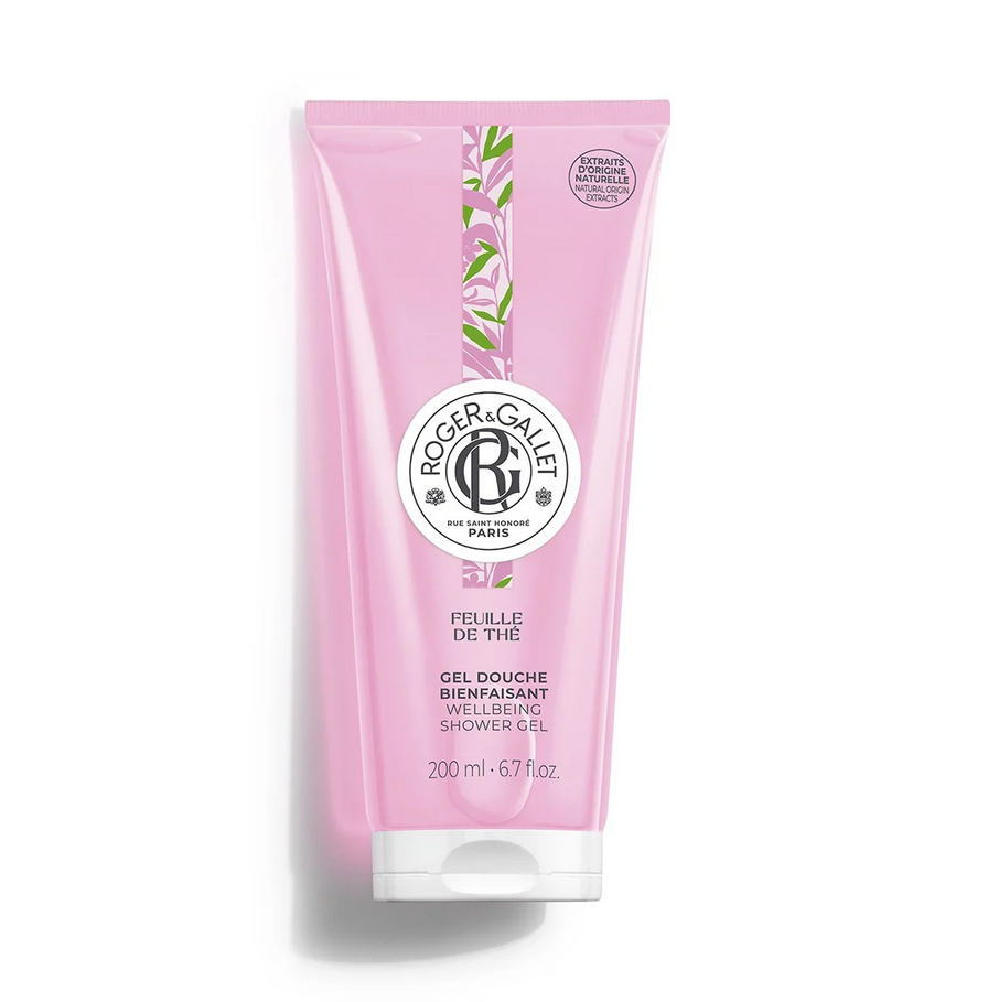 ROGER & GALLET FEUILLE DE THE GEL DOUCHE BIENFAISANT 200ML