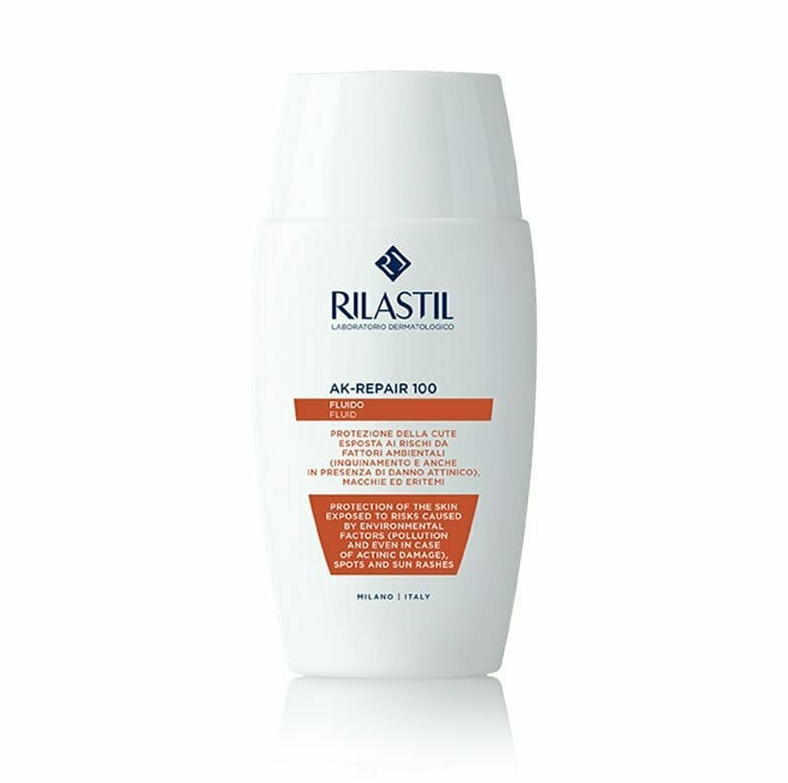 Rilastil Ak Repair Fluid Αντηλιακή Κρέμα Προσώπου SPF100 50ml