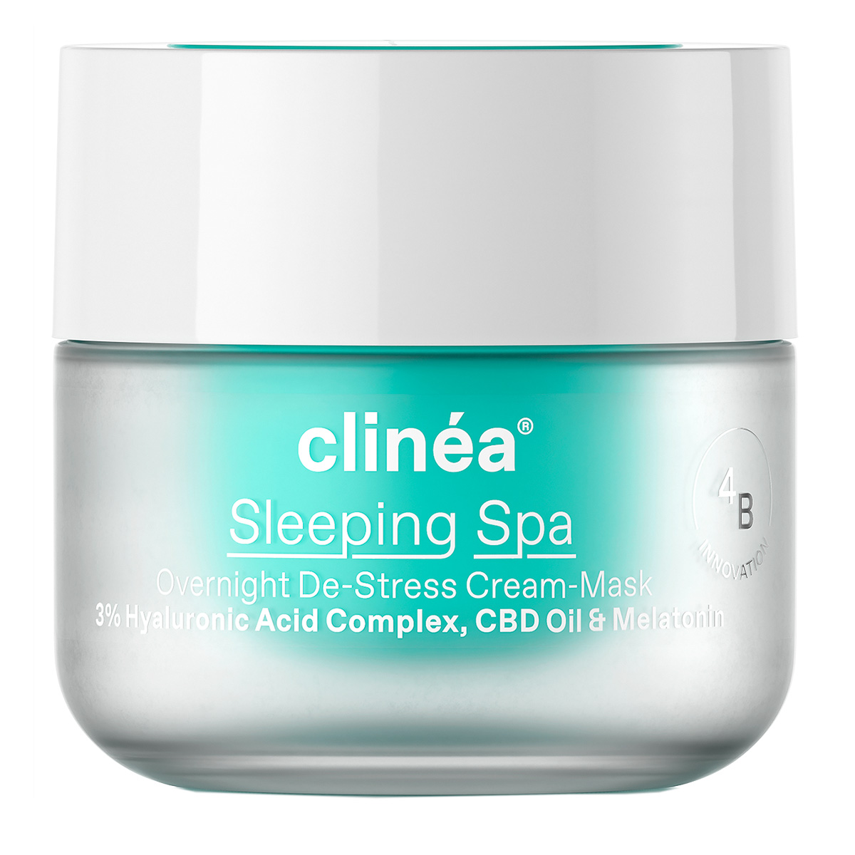 Clinea Sleeping Spa Overnight De-Stress Cream Mask Κρέμα Μάσκα De-Stress Nυκτός 50ml