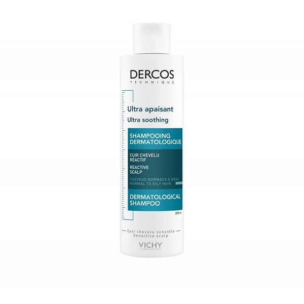 Vichy Dercos Ultra Soothing Σαμπουάν Γενικής Χρήσης για Λιπαρά Μαλλιά 200ml