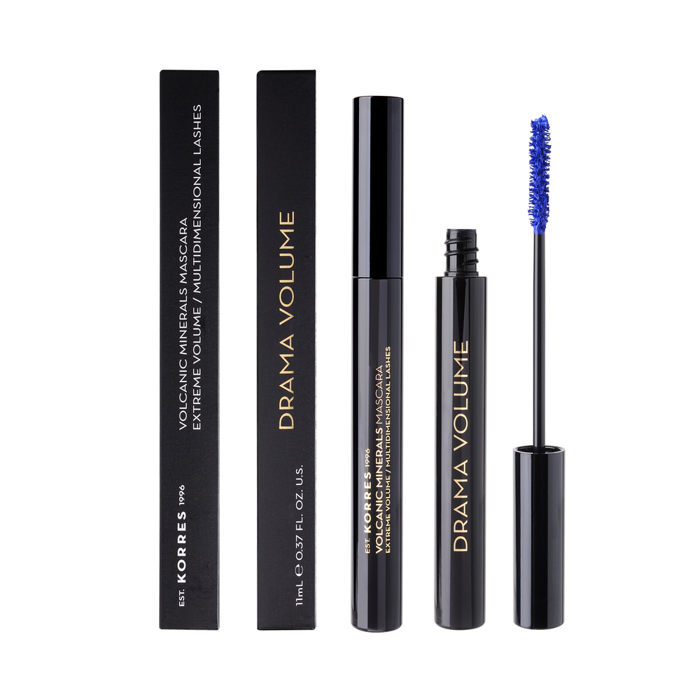 Korres Drama Volcanic Minerals Mascara για Όγκο 03 Bright Blue 11ml