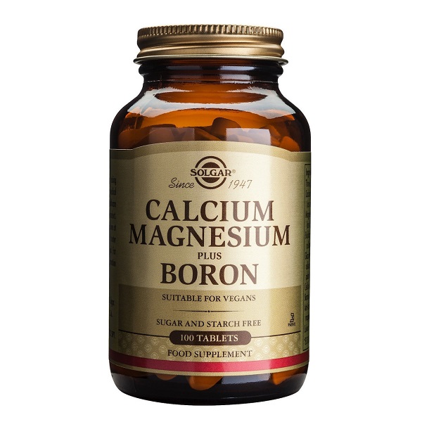 Solgar Calcium Magnesium plus Boron 100tabs