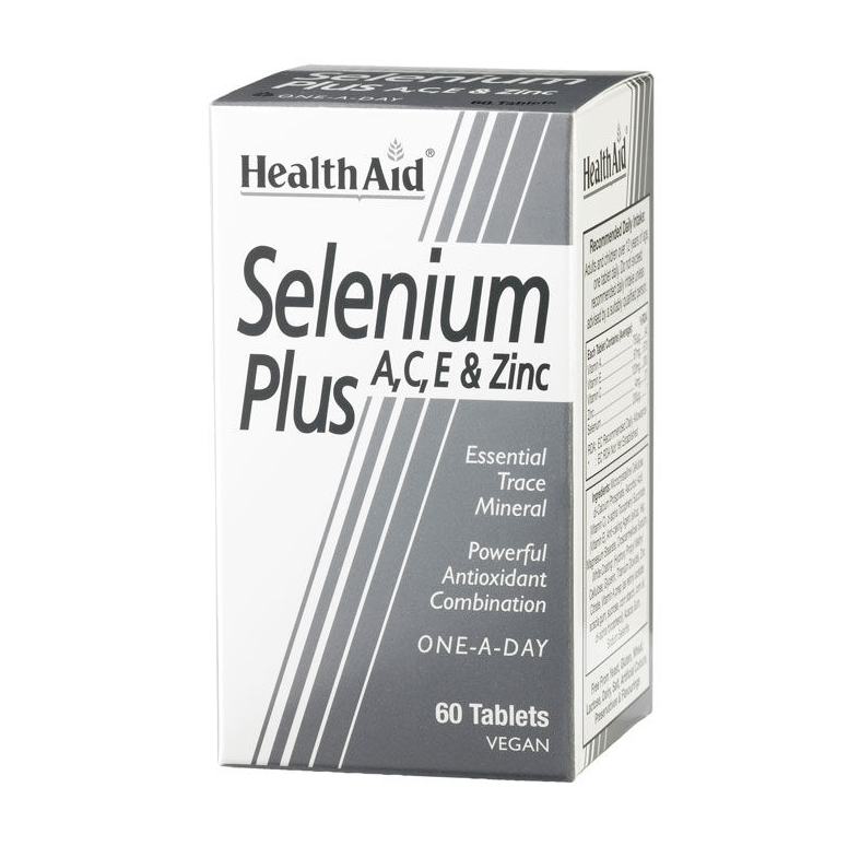 HEALTH AID SELENIUM PLUS (VITAMINS A, C, E & ZINC) TABLETS 60S