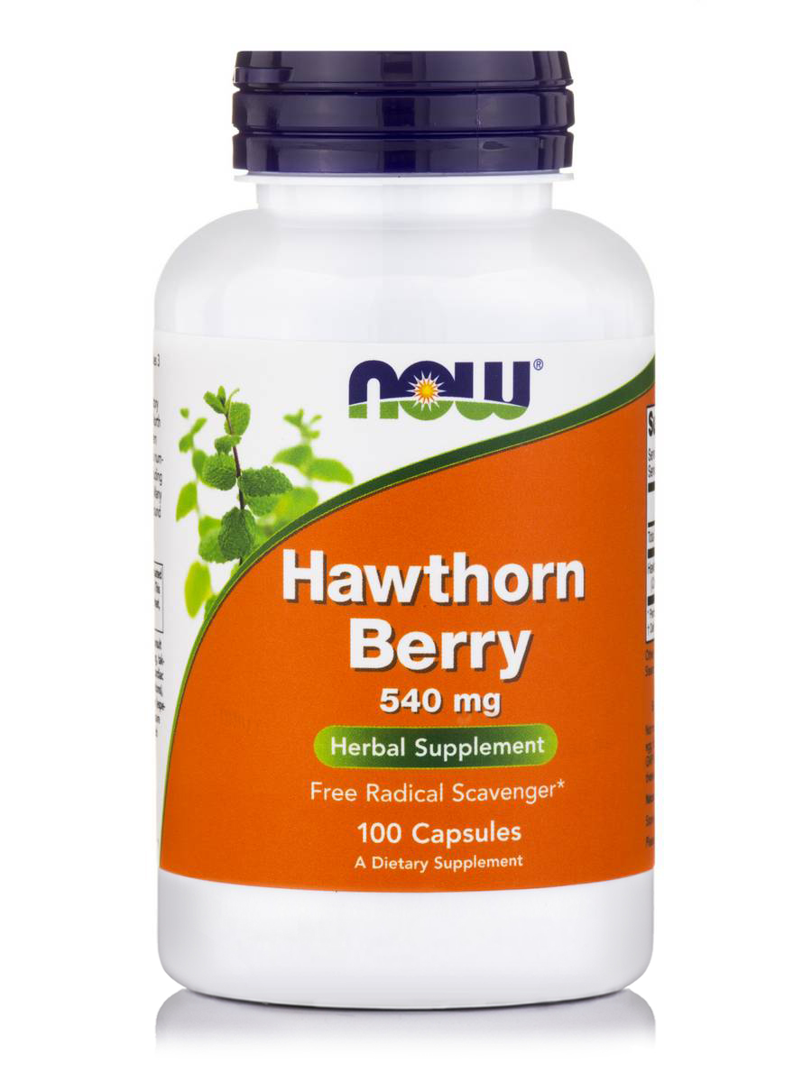 NOW HAWTHORN BERRY 550 MG 100 CAPS  