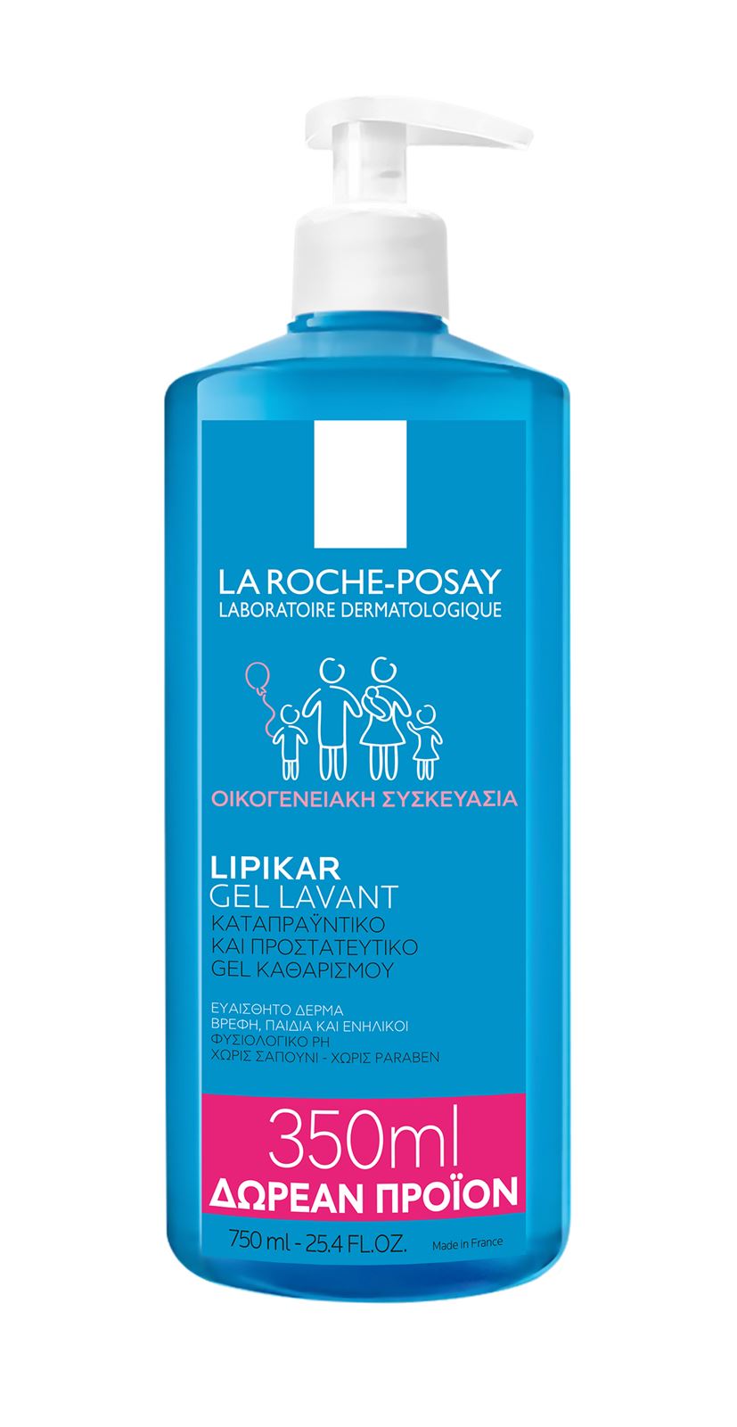 La Roche Posay Lipikar Gel Lavant 750ml