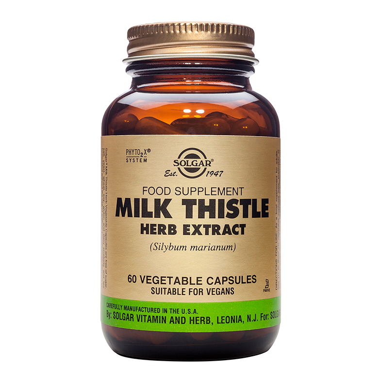 Solgar Milk Thistle Herb Extract 60veg caps