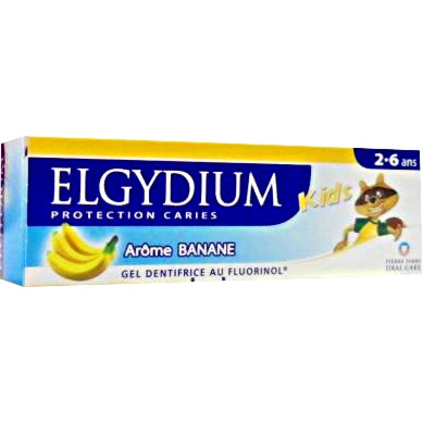 Elgydium Οδοντόκρεμα 50ml 500 ppm με Γεύση Banana για 2+ χρονών