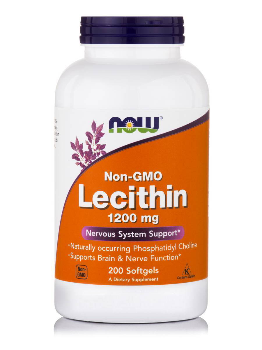 NOW LECITHIN 1200 MG 200 SOFTGELS  