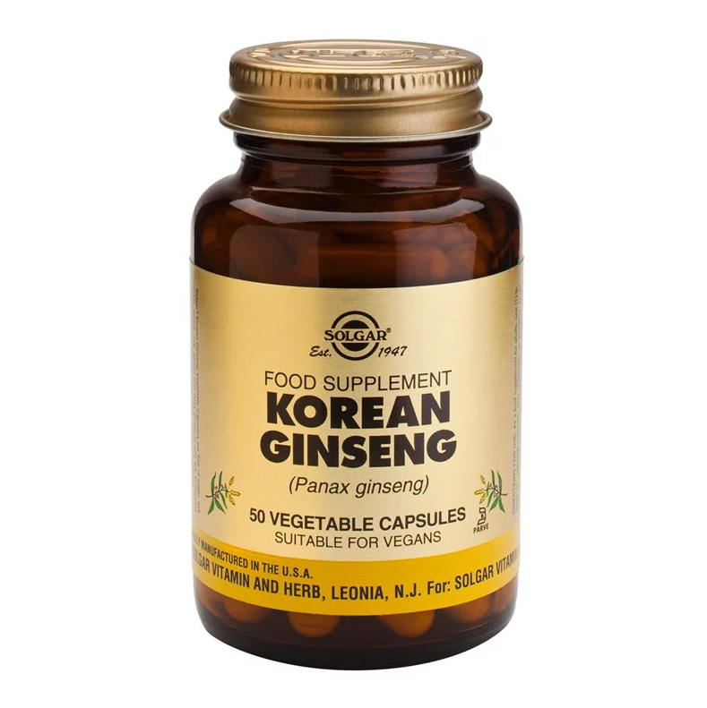 Solgar Ginseng Korean 520mg 50veg caps