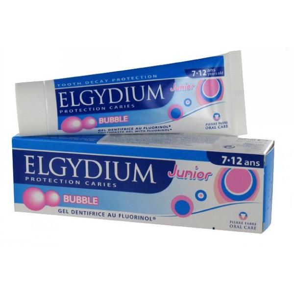 ELGYDIUM JUNIOR BUBBLE 50ML ΟΔΟΝΤΟΠ  7-12 ΕΤΩΝ