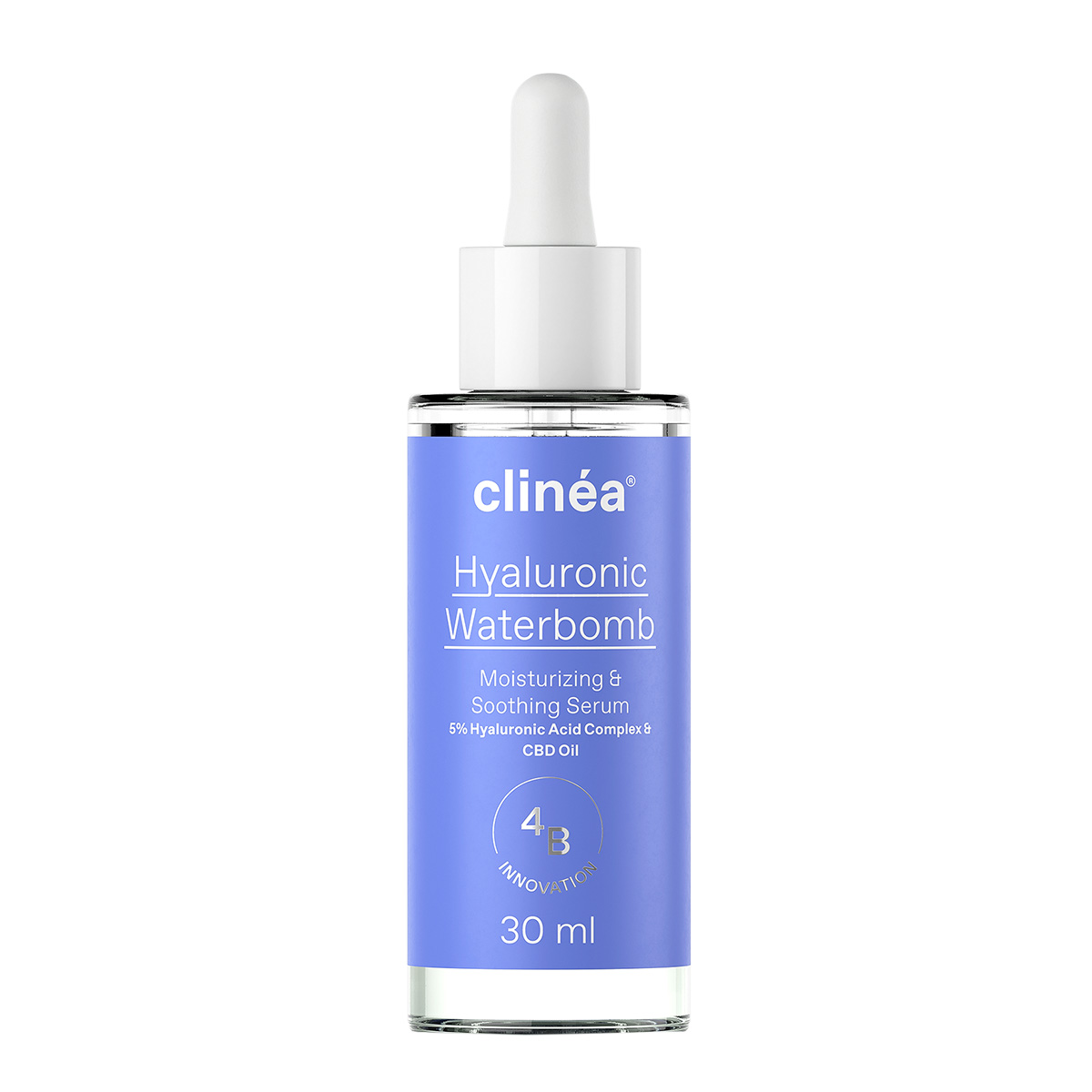 Clinea Hyaluronic Waterbomb Moisturizing & Soothing Serum Ενυδατικός & Καταπραϋντικός Ορός 30ml