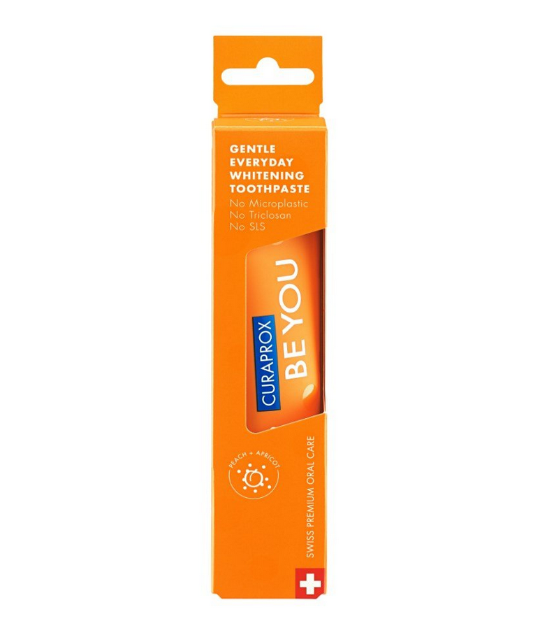 Curaprox Be You Toothpaste Peach & Apricot για Καθημερινή Προστασία & Λεύκανση 60ml