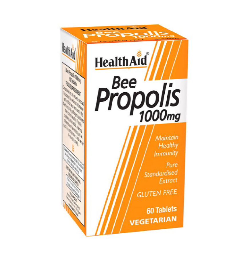 Health Aid Bee Propolis 1000mg 60 ταμπλέτες