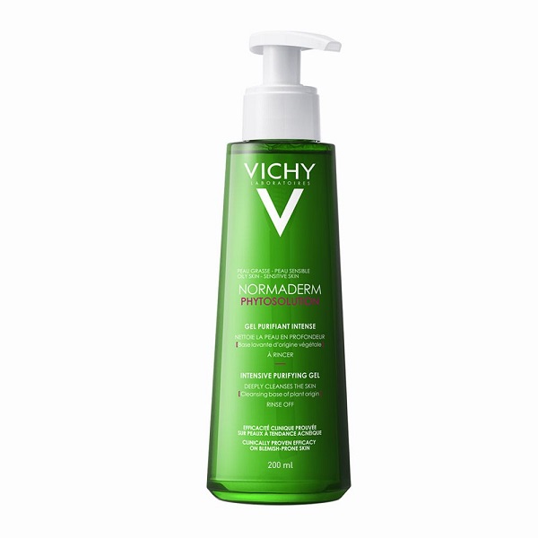 VICHY Gel Καθαρισμού Normaderm Phytosolution Intensive Purifying Gel για Λιπαρή Επιδερμίδα 200ml