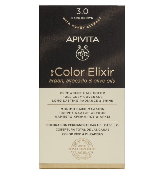 Apivita My Color Elixir 3.0 Καστανό Σκούρο 125ml