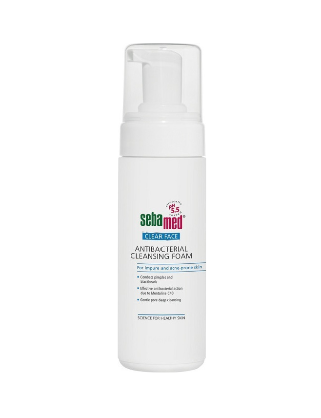 Sebamed Αφρός κατά της Ακμής Clear Face Antibacterial για Λιπαρές Επιδερμίδες 150ml