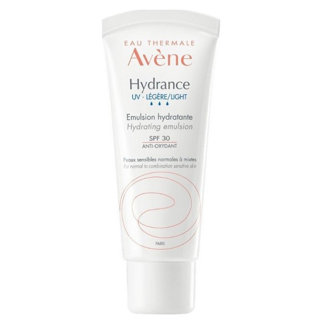 Avene Hydrance UV Light SPF30  24ωρο Ενυδατικό Γαλάκτωμα Προσώπου Κανονικές/Μικτές Επιδερμίδες 40ml