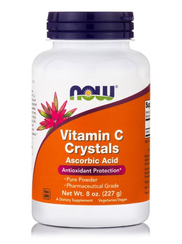 NOW C CRYSTALS  VEGETARIAN 8 OZ  