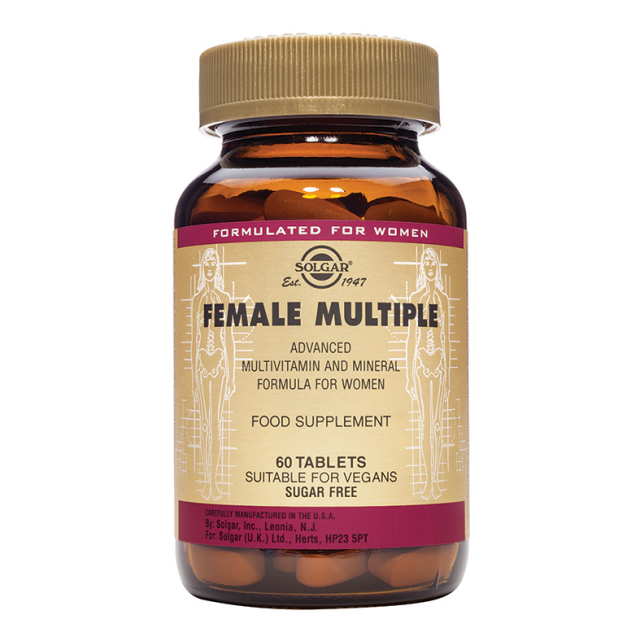 Solgar Female Multiple Γυναικεία Φόρμουλα για Ενέργεια 60tabs