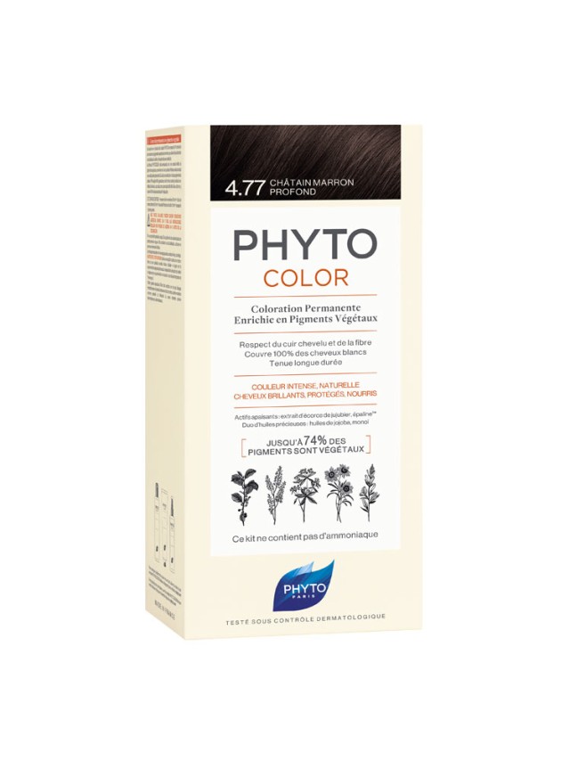 Phyto Phytocolor 4.77 Καστανό Έντονο Μαρόν 50ml