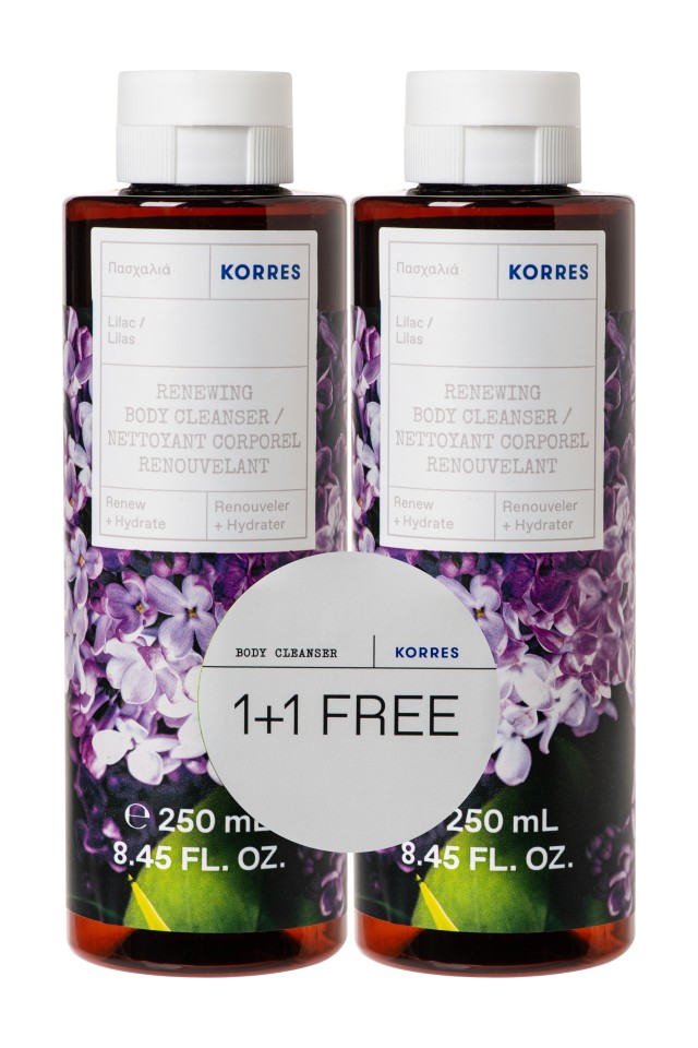 Korres Lilac Αφρόλουτρο Πασχαλιά 2x250ml