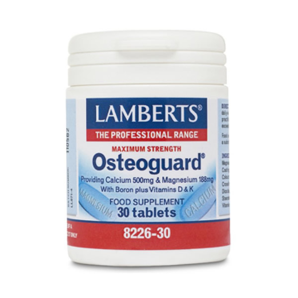 Lamberts Maximum Strength Osteoguard wih Boron plus Vitamins D & K 30 ταμπλέτες