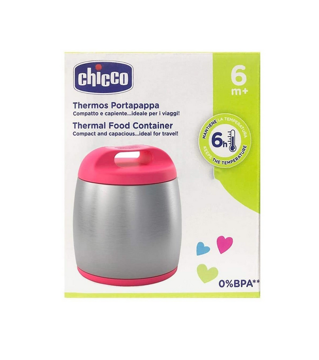 CHICCO ΘΕΡΜΟΣ  ΙΝΟΧ ΦΑΓΗΤΟΥ 350ML-GIRL  