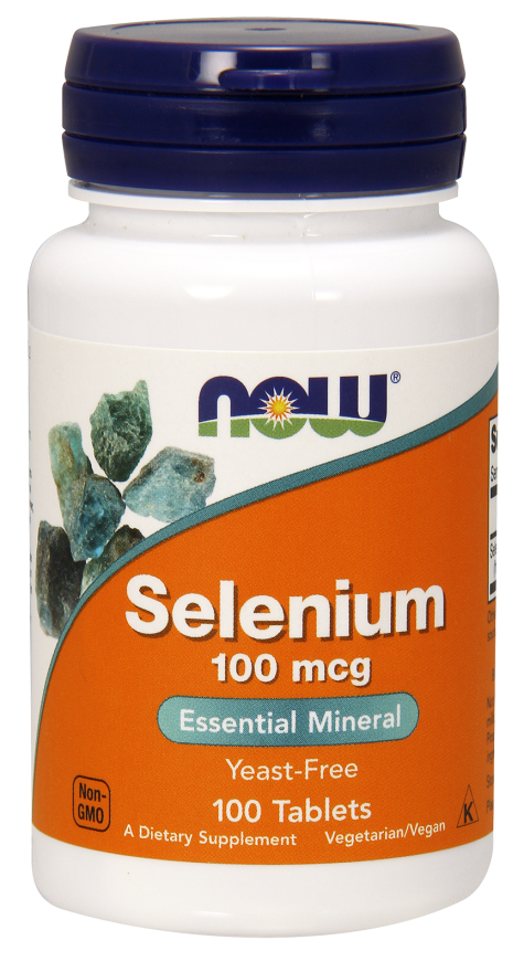 NOW SELENIUM 100 MCG - VEGETARIAN 100 TABS  