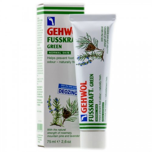 GEHWOL FUSSKRAFT GREEN ΑΝΤΙΙΔΡΩΤΙΚΗ ΚΡΕΜΑ ΠΟΔΙΩΝ 75ML