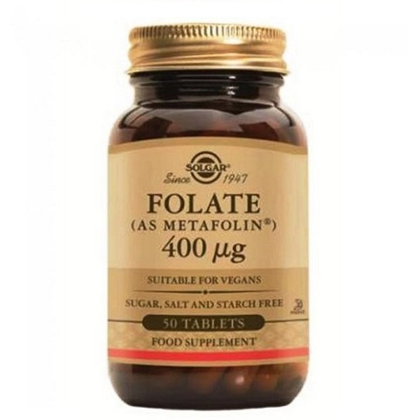 Solgar Folate As Metafolin 400μg 50tabs