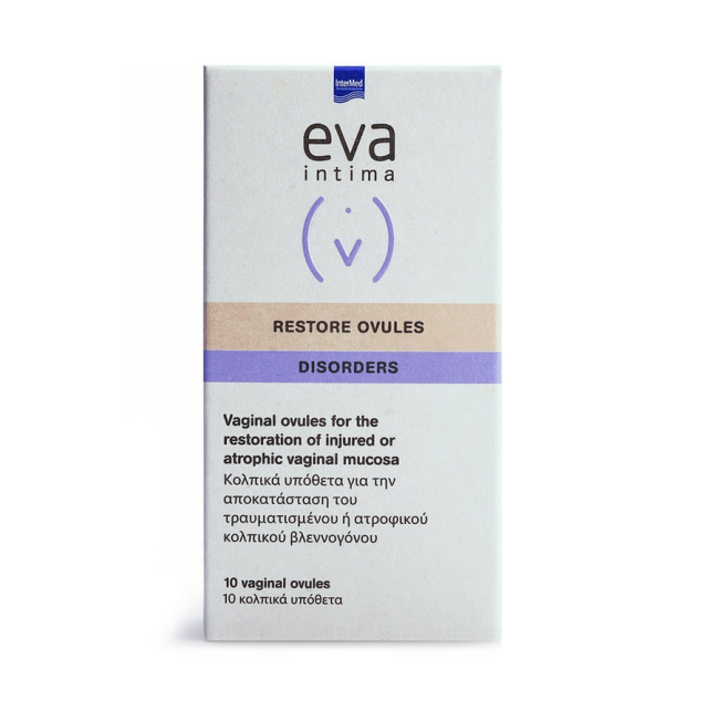 Intermed Eva Restore Ovules Υπόθετα για την Ευαίσθητη Περιοχή 10τμχ