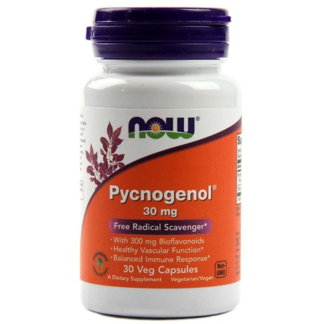 NOW PYCNOGENOL 30 MG - 30 CAPS  