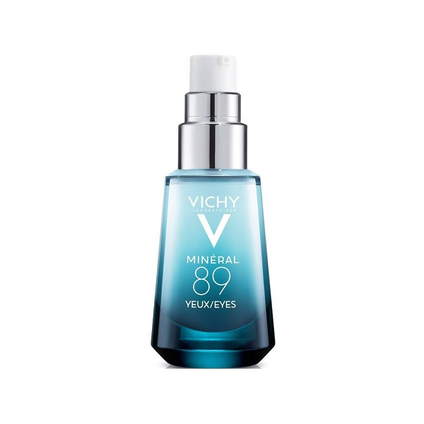 VICHY Mineral 89 Ενυδατική Κρέμα Ματιών κατά των Μαύρων Κύκλων με Ιαματικό Μεταλλικό νερό και Υαλουρονικό Οξύ 15ml