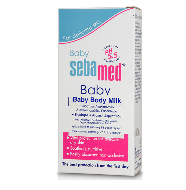 Sebamed Baby Body Milk για Ατοπικό Δέρμα, Ενυδάτωση & Ερεθισμούς 200ml