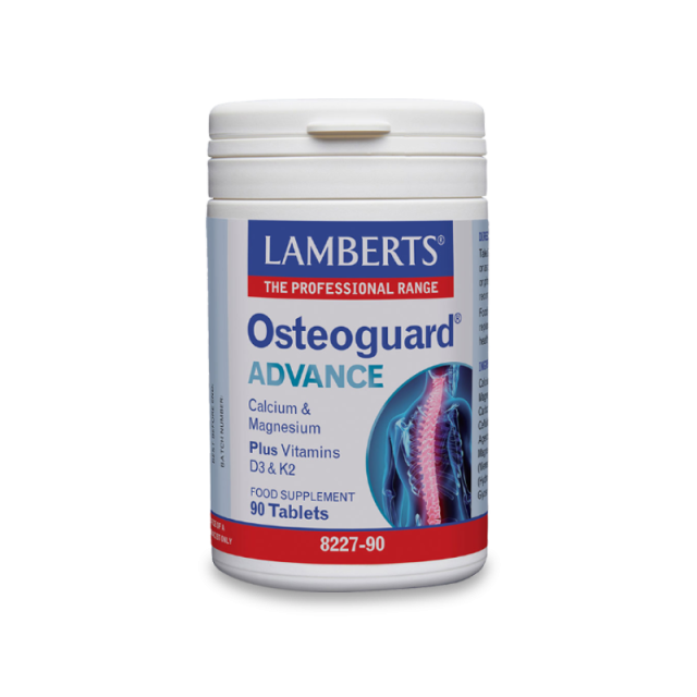 Lamberts Osteoguard Advance Συμπλήρωμα για την Υγεία των Οστών 90 ταμπλέτες