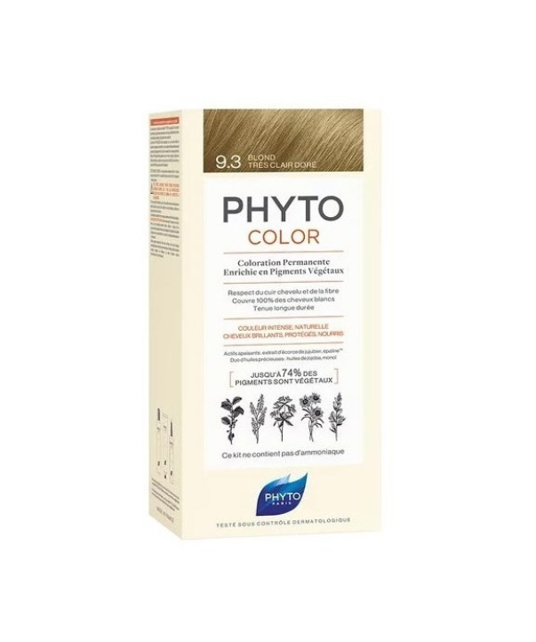 Phyto Phytocolor 9.3 Ξανθό Πολύ Ανοιχτό Χρυσό 50ml