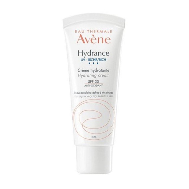 Avene Hydrance UV Rich 24ωρη Ενυδατική Κρέμα Προσώπου με SPF30 για Ξηρές Επιδερμίδες 40ml