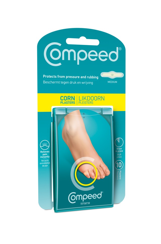 COMPEED Corns Medium Μεσαια Επιθέματα Για Κάλους 10τεμ