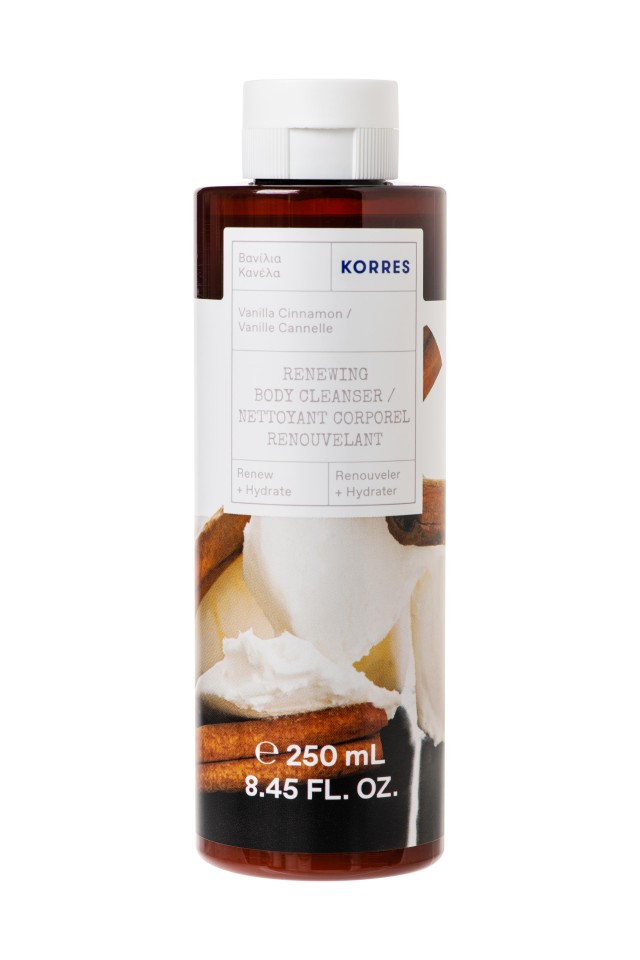 Korres Vanilla Cinnamon Αφρόλουτρο σε Gel 250ml